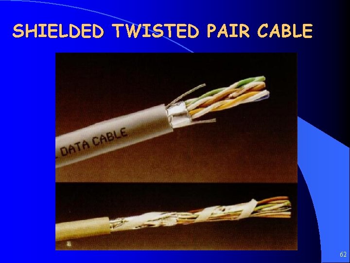 SHIELDED TWISTED PAIR CABLE 62 