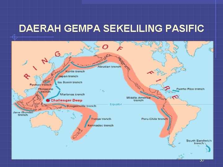 DAERAH GEMPA SEKELILING PASIFIC 30 