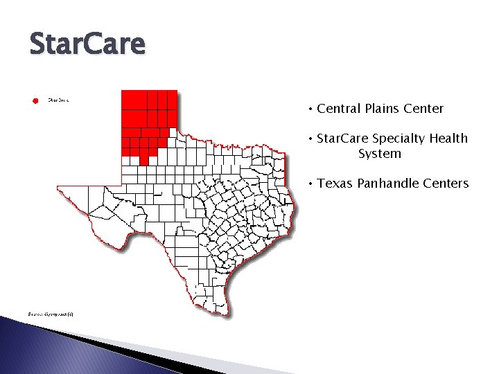 Star. Care • Central Plains Center • Star. Care Specialty Health System • Texas
