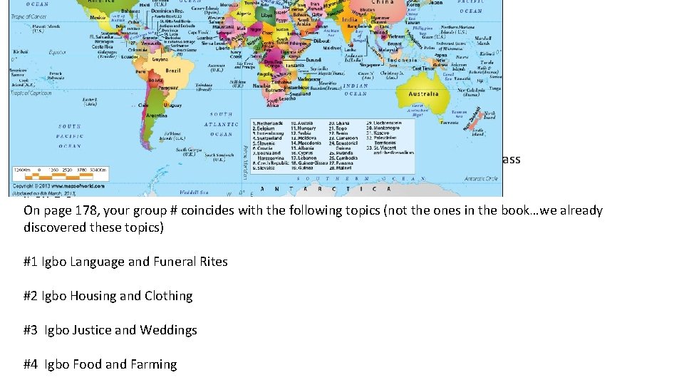 Learning Target: Reliability and Validity of Sources World Map: KWL Chart: Copy a chart