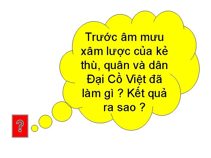 Trước âm mưu xâm lược của kẻ thù, quân và dân Đại Cồ Việt