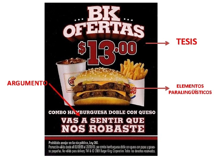 TESIS ARGUMENTO ELEMENTOS PARALINGÜÍSTICOS 
