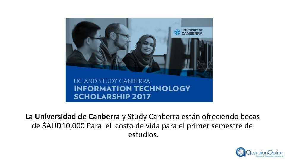 La Universidad de Canberra y Study Canberra están ofreciendo becas de $AUD 10, 000