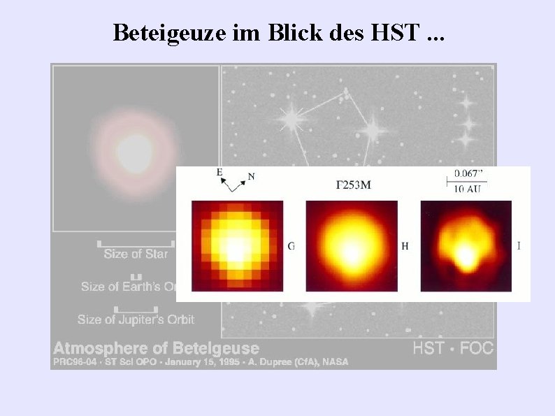 Beteigeuze im Blick des HST. . . 