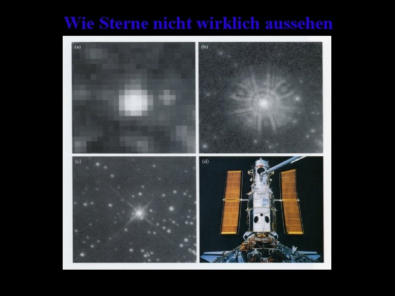 Wie Sterne nicht wirklich aussehen 