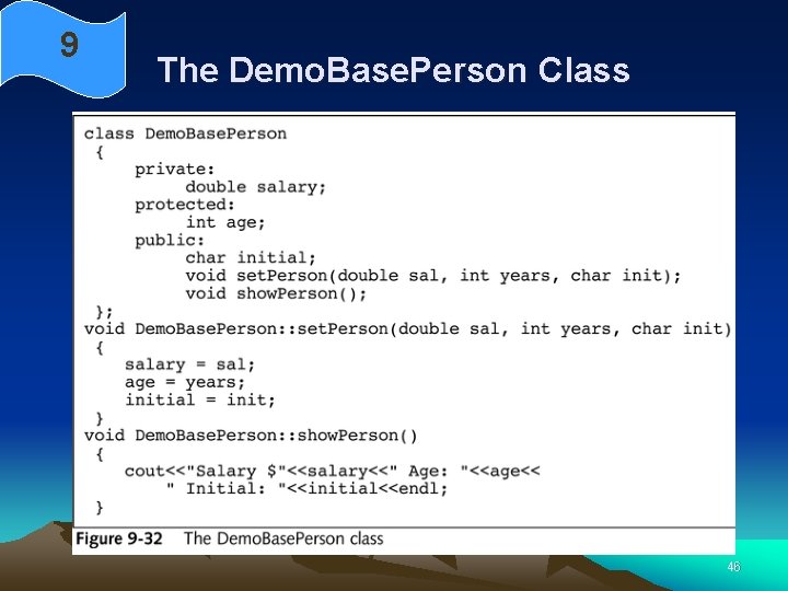 9 The Demo. Base. Person Class 46 9 The Demo. Base. Person Class 46