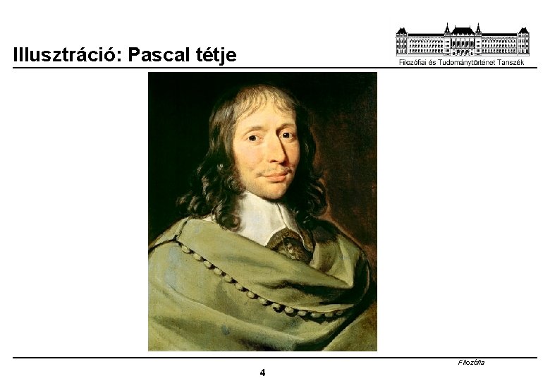 Illusztráció: Pascal tétje Filozófia 4 