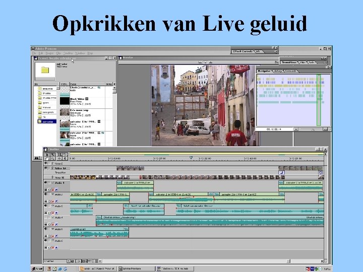 Opkrikken van Live geluid 