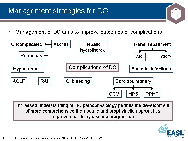 Management strategies for DC • Management of DC aims to improve outcomes of complications