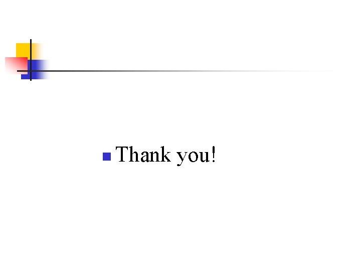n Thank you! 