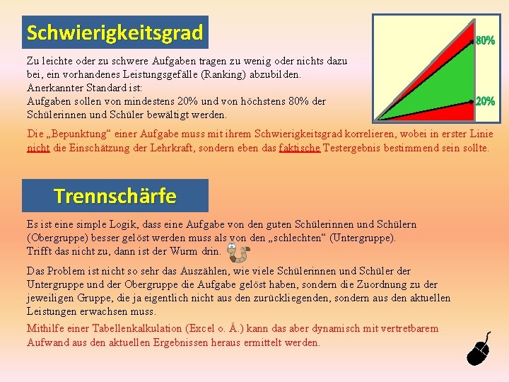 Schwierigkeitsgrad Zu leichte oder zu schwere Aufgaben tragen zu wenig oder nichts dazu bei,