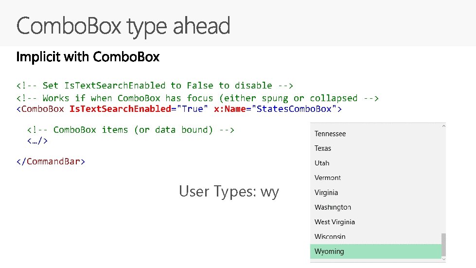 <!-- Set Is. Text. Search. Enabled to False to disable --> <!-- Works if