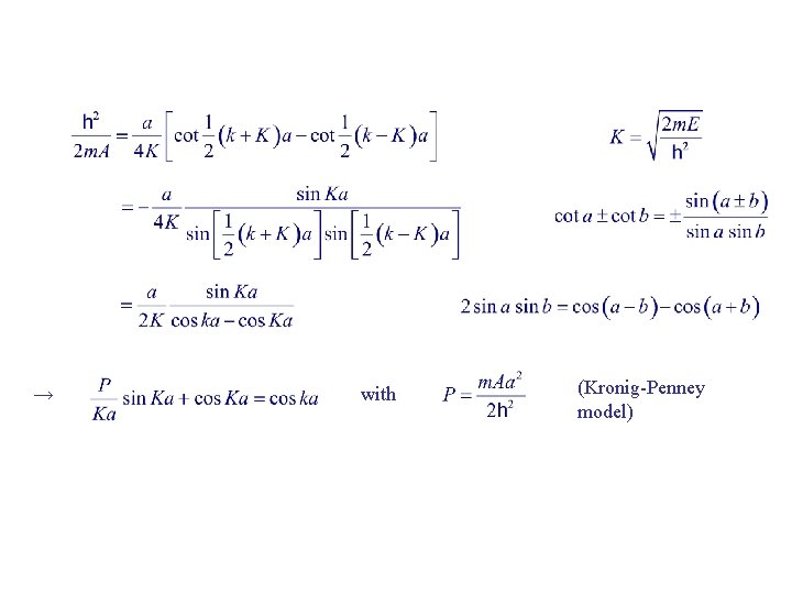 → with (Kronig-Penney model) → with (Kronig-Penney model)