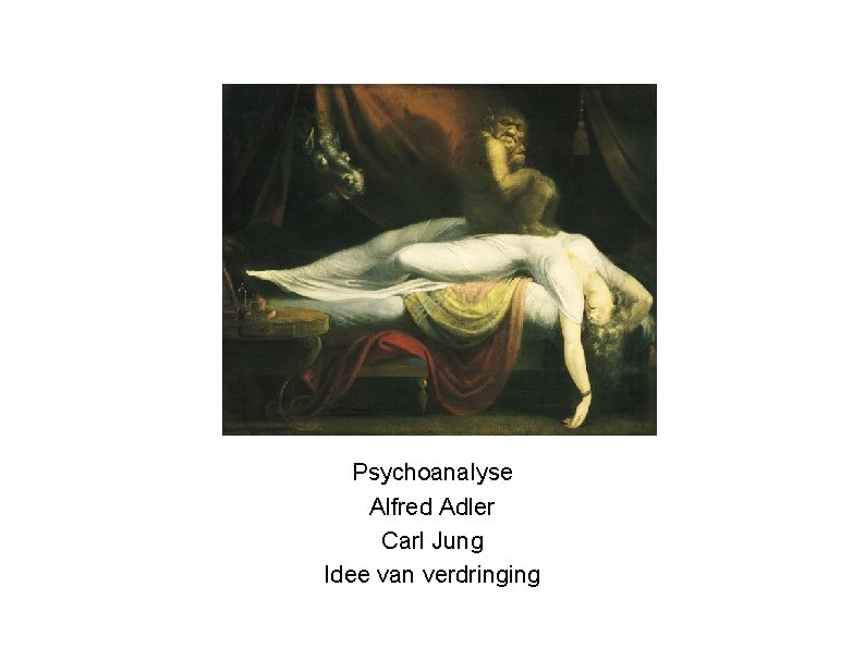 Psychoanalyse Alfred Adler Carl Jung Idee van verdringing 