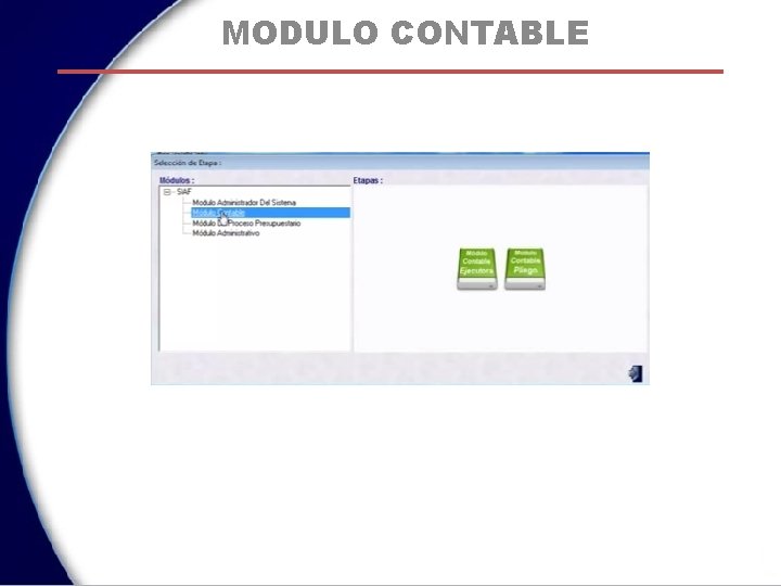 MODULO CONTABLE 