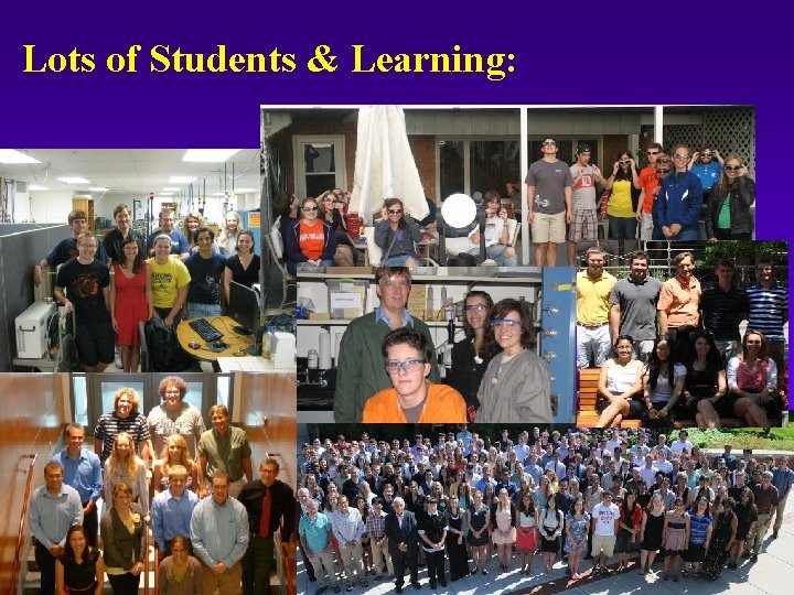 Lots of Students & Learning: 
