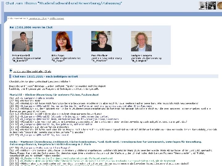 Ruhr-Universität Bochum Virtualisierung der Beratung Career Service & Alumni - Dr. Britta Freis 20