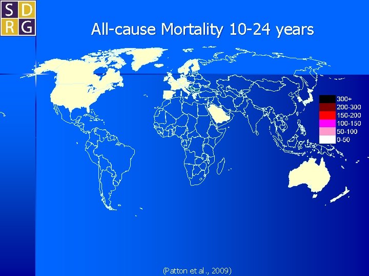 All-cause Mortality 10 -24 years (Patton et al. , 2009) 