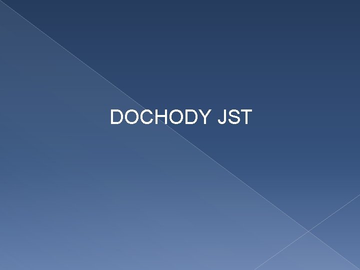 DOCHODY JST 