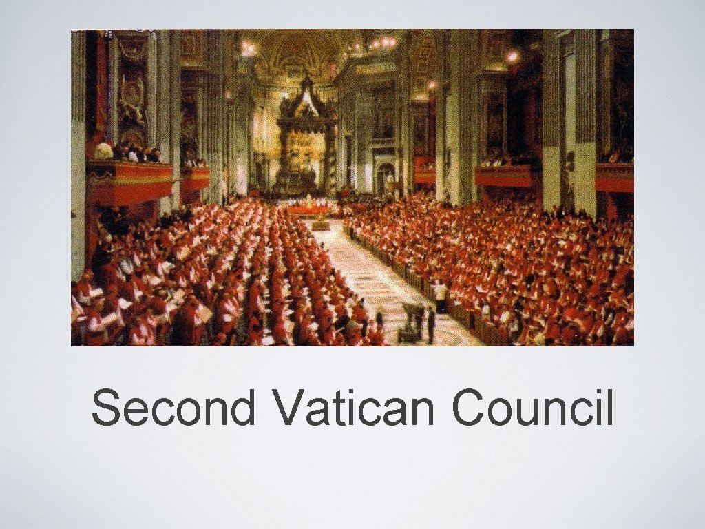 Second Vatican Council 