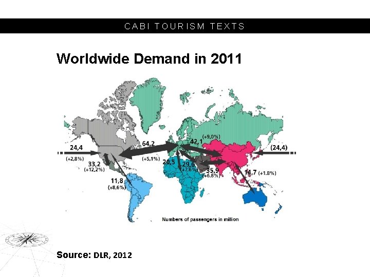 CABI TOURISM TEXTS Worldwide Demand in 2011 Source: DLR, 2012 