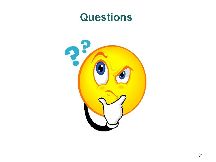 Questions 31 Questions 31