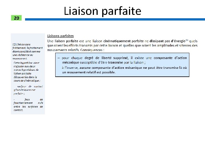 20 Liaison parfaite 