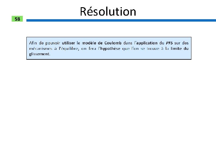 58 Résolution 