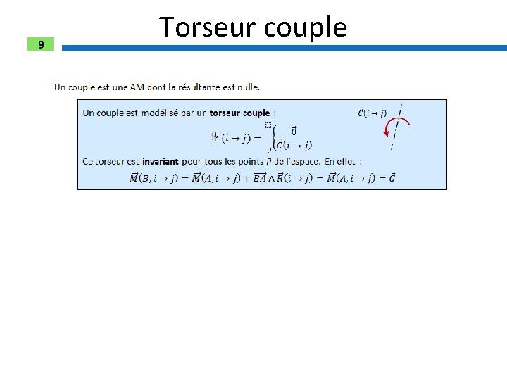 9 Torseur couple 