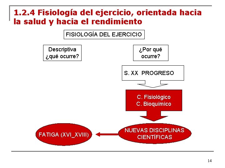 1. 2. 4 Fisiología del ejercicio, orientada hacia la salud y hacia el rendimiento