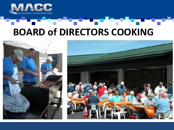 BOARD of DIRECTORS COOKING 