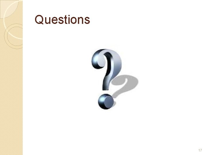 Questions 17 