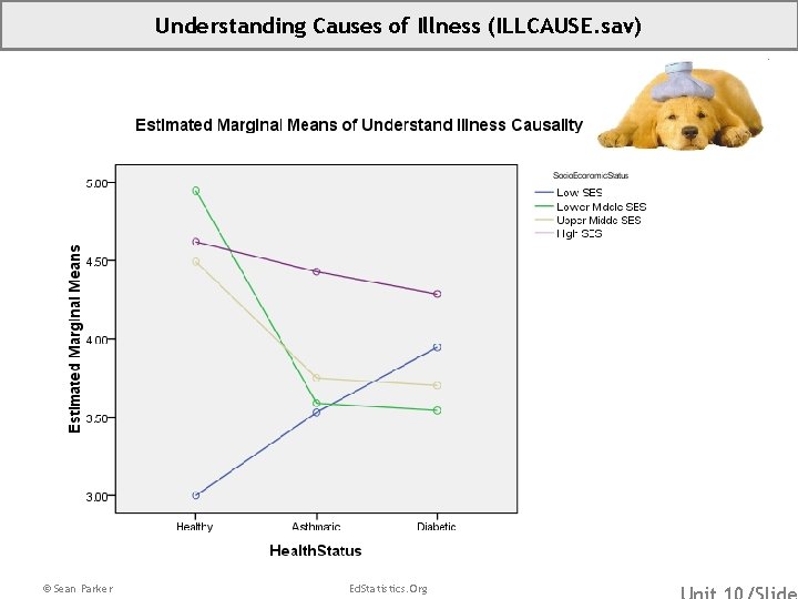 Understanding Causes of Illness (ILLCAUSE. sav) © Sean Parker Ed. Statistics. Org 