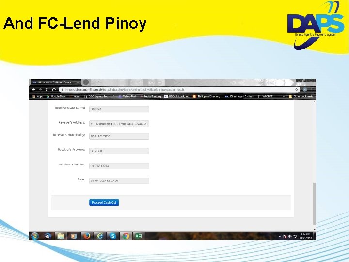 And FC-Lend Pinoy 