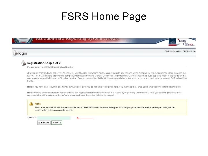 FSRS Home Page 