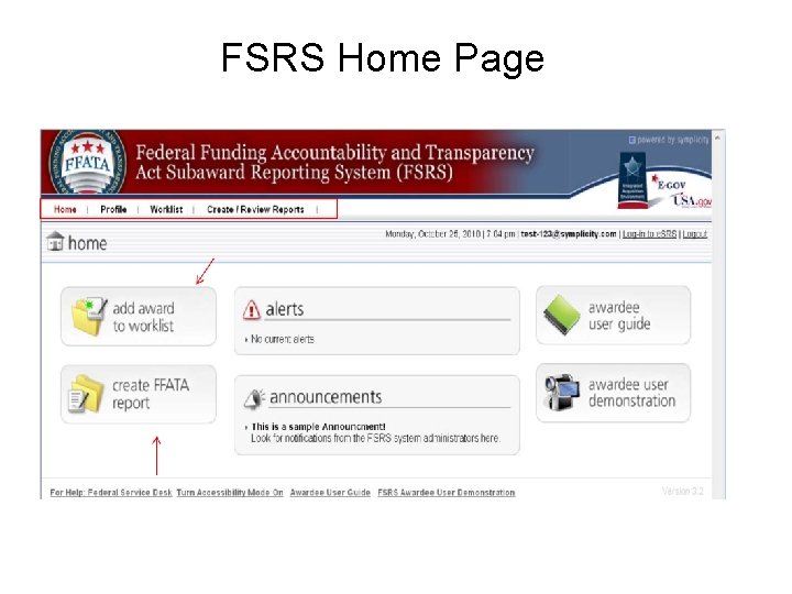 FSRS Home Page 