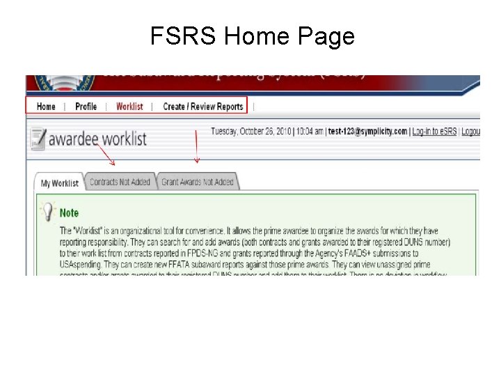 FSRS Home Page 