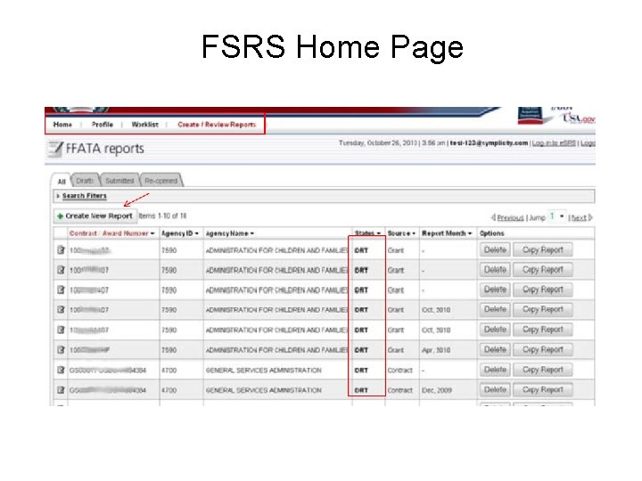 FSRS Home Page 