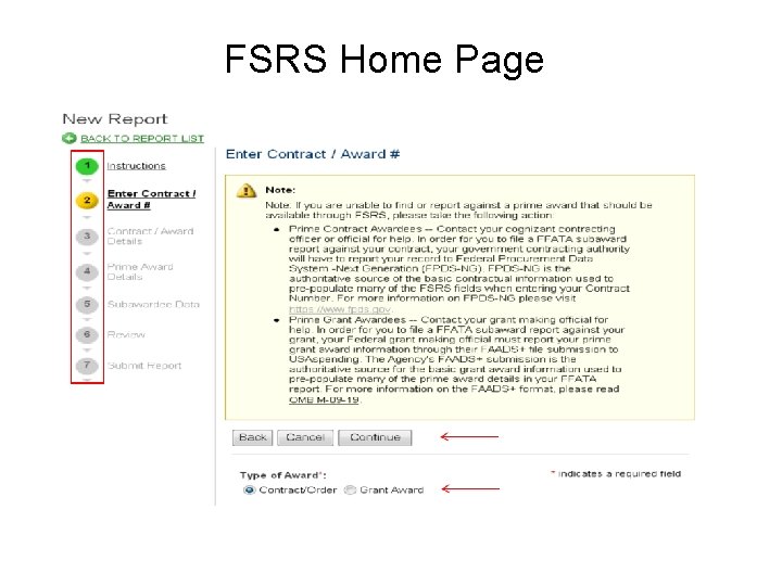 FSRS Home Page 