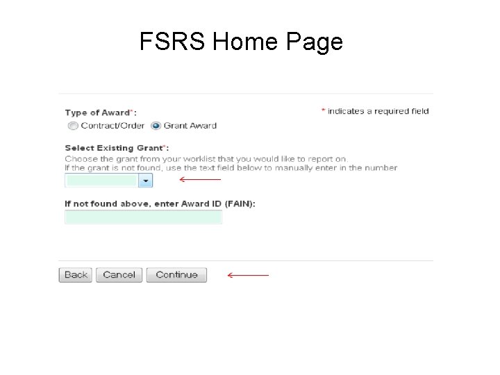 FSRS Home Page 