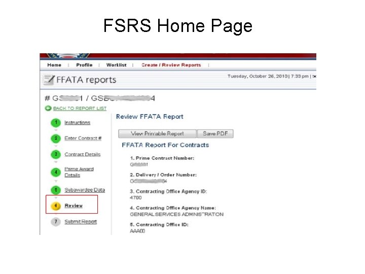 FSRS Home Page 