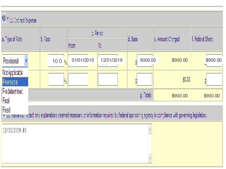 10. 0 01/01/2019 12/31/2019 9000. 00 $900. 00 