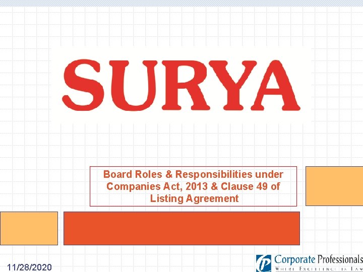 Board Roles Responsibilities Under Companies Act 2013 Clause