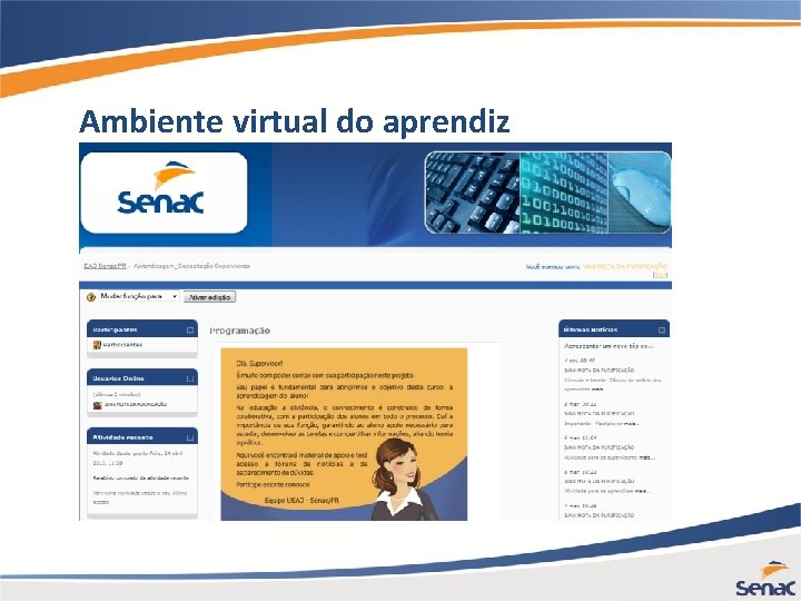 Ambiente virtual do aprendiz 