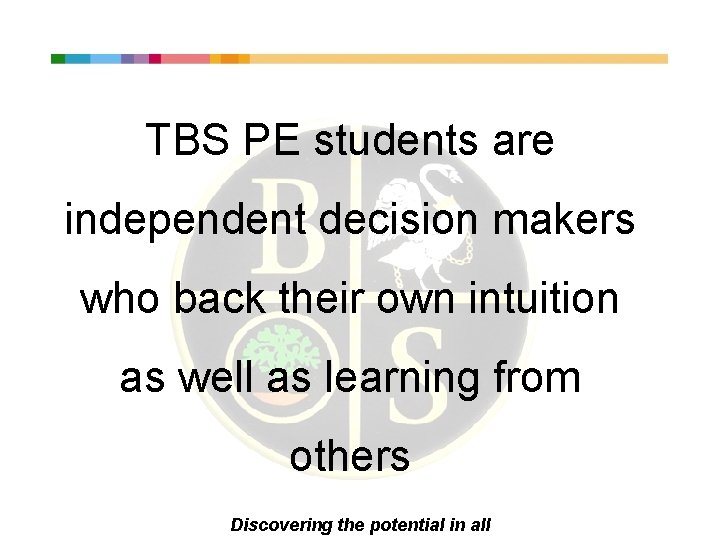 TBS PE students are independent decision makers who back their own intuition as well