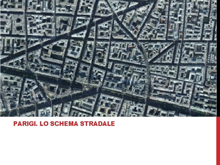 PARIGI. LO SCHEMA STRADALE 