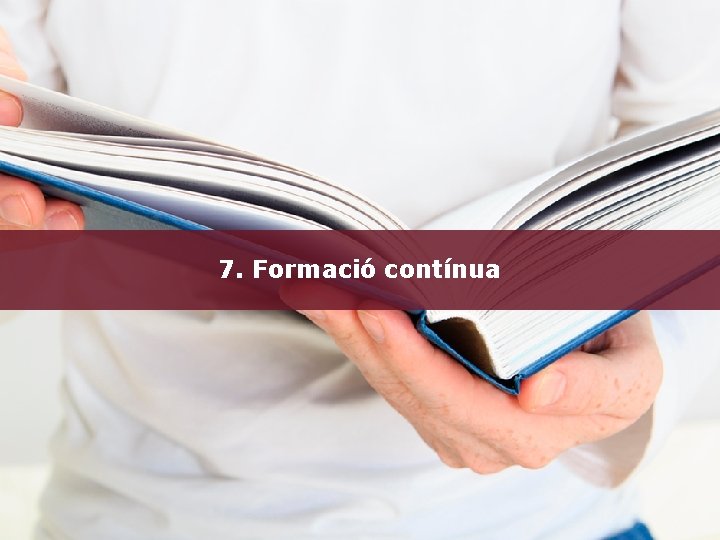 7. Formació contínua 