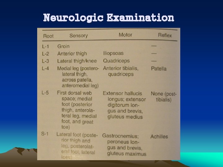 Neurologic Examination 