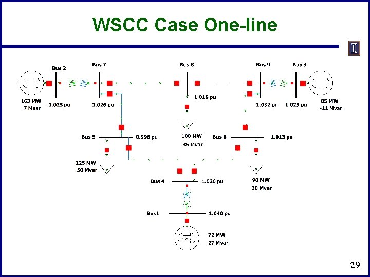 WSCC Case One-line 29 