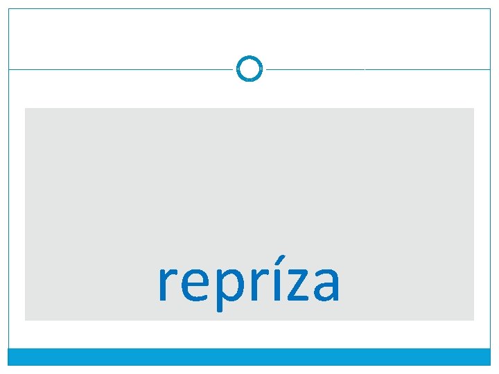 repríza 